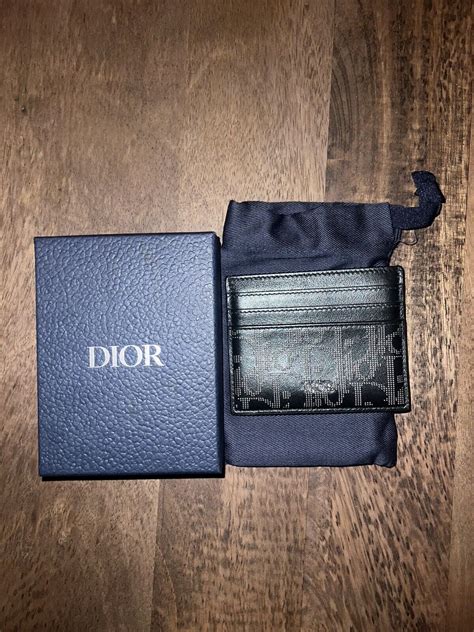 dior card holder for men|christian dior men's card holder.